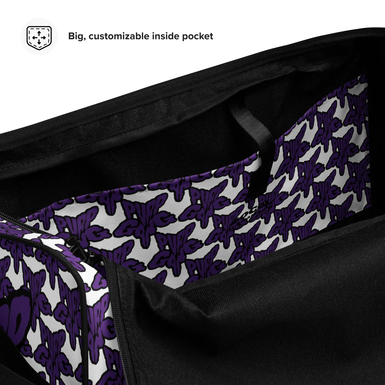 Razel Purp Gang Rock Star sporttas zwart 56 cm polyester