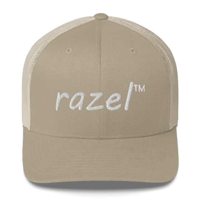 Razel trucker pet wit verstelbaar