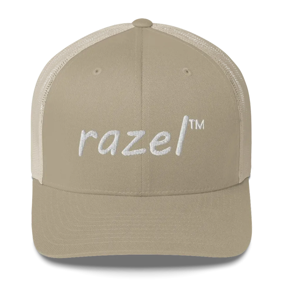 Razel trucker pet wit verstelbaar