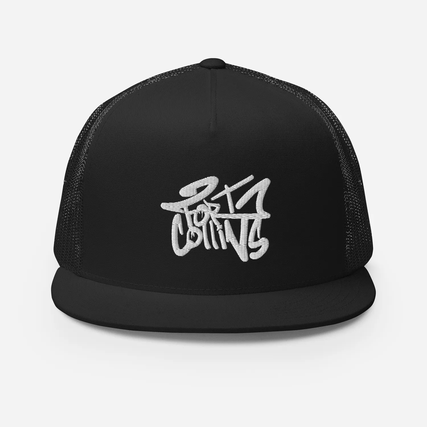 Razel Fort Collins White Trucker Pet zwart/wit snapback