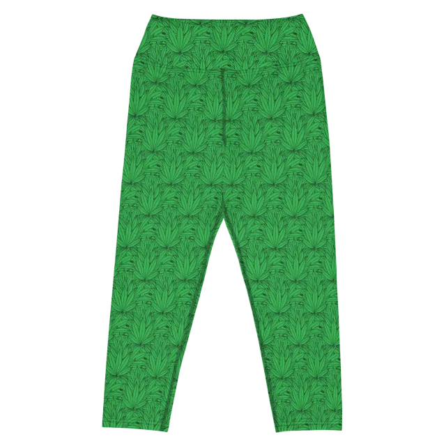 Razel Marijuana Tree Star yoga capri driekwart