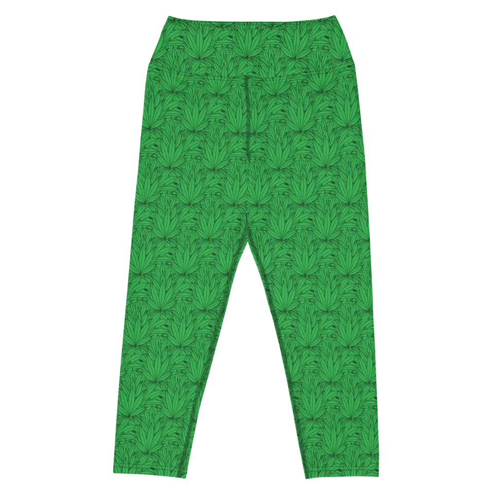 Razel Marijuana Tree Star yoga capri driekwart