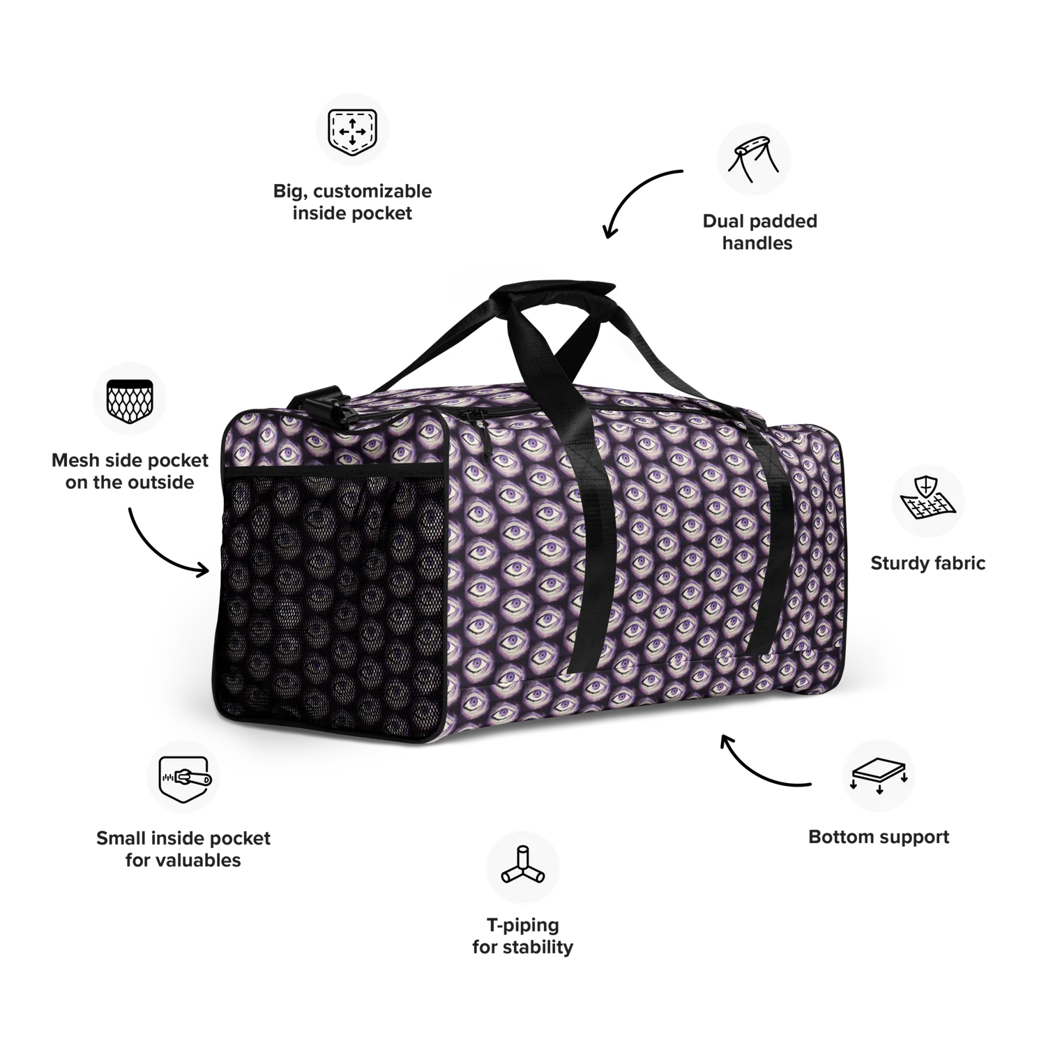 Razel Thousand Eyes of Razel tas zwart reistas