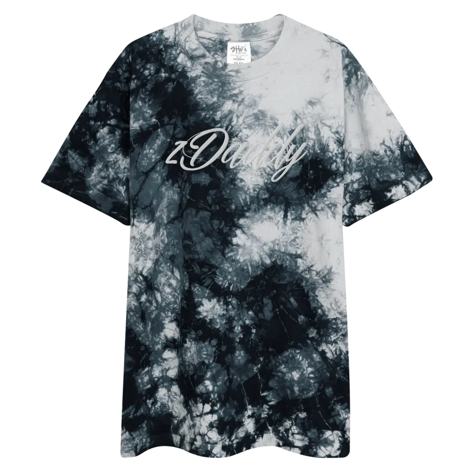 zDaddy Oversized tie-dye T-shirt Milky Way katoen M