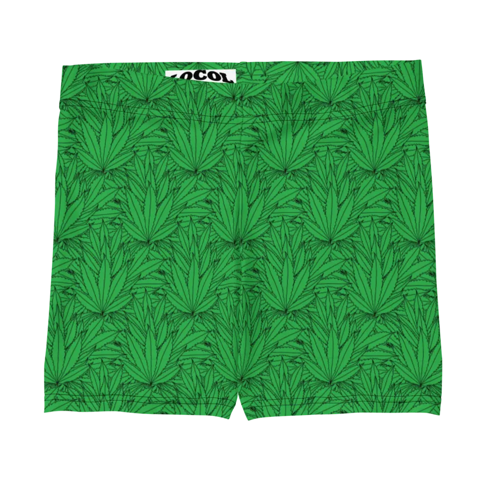 Razel Marijuana Tree Star Shorts spandex
