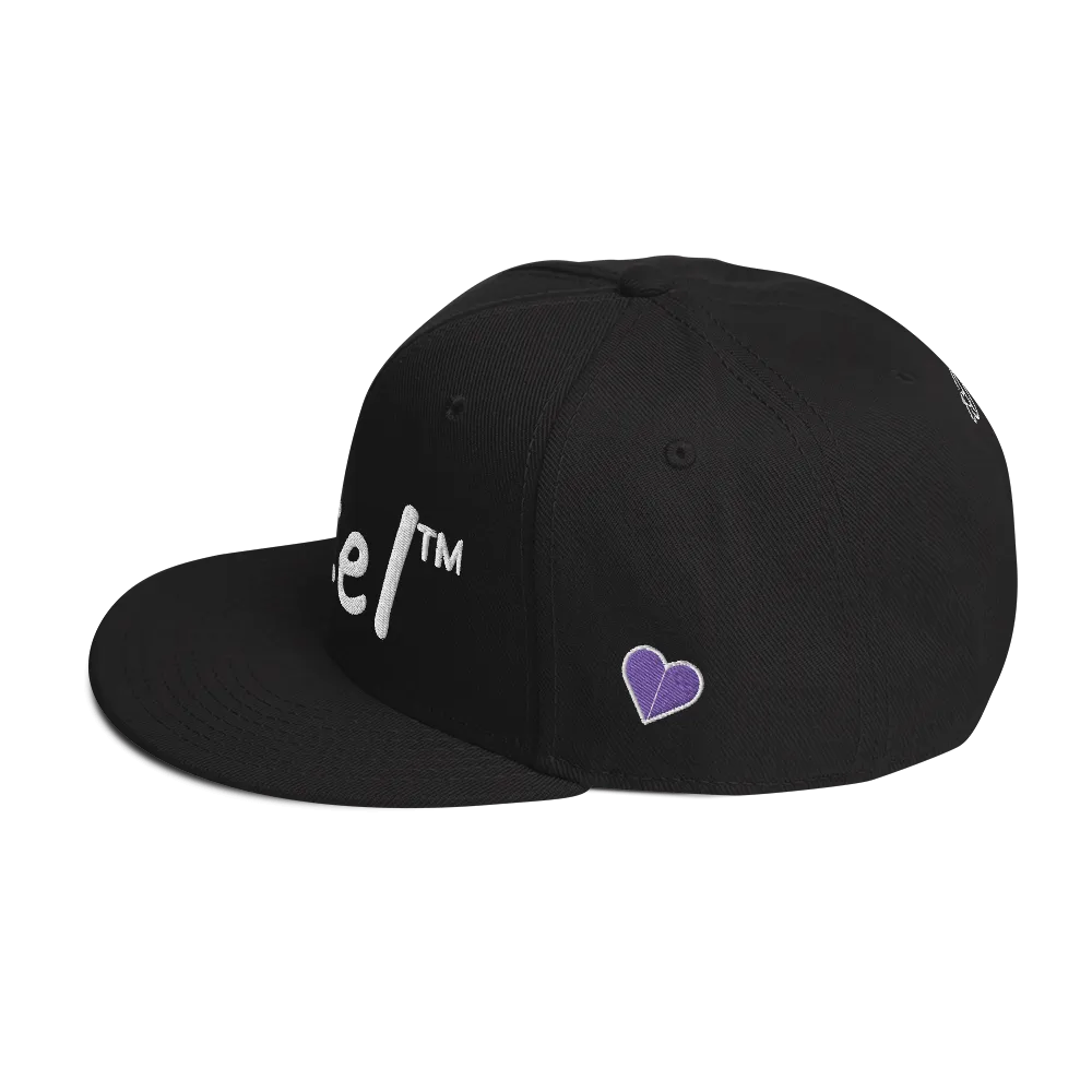 Razel witte snapback pet katoenmix