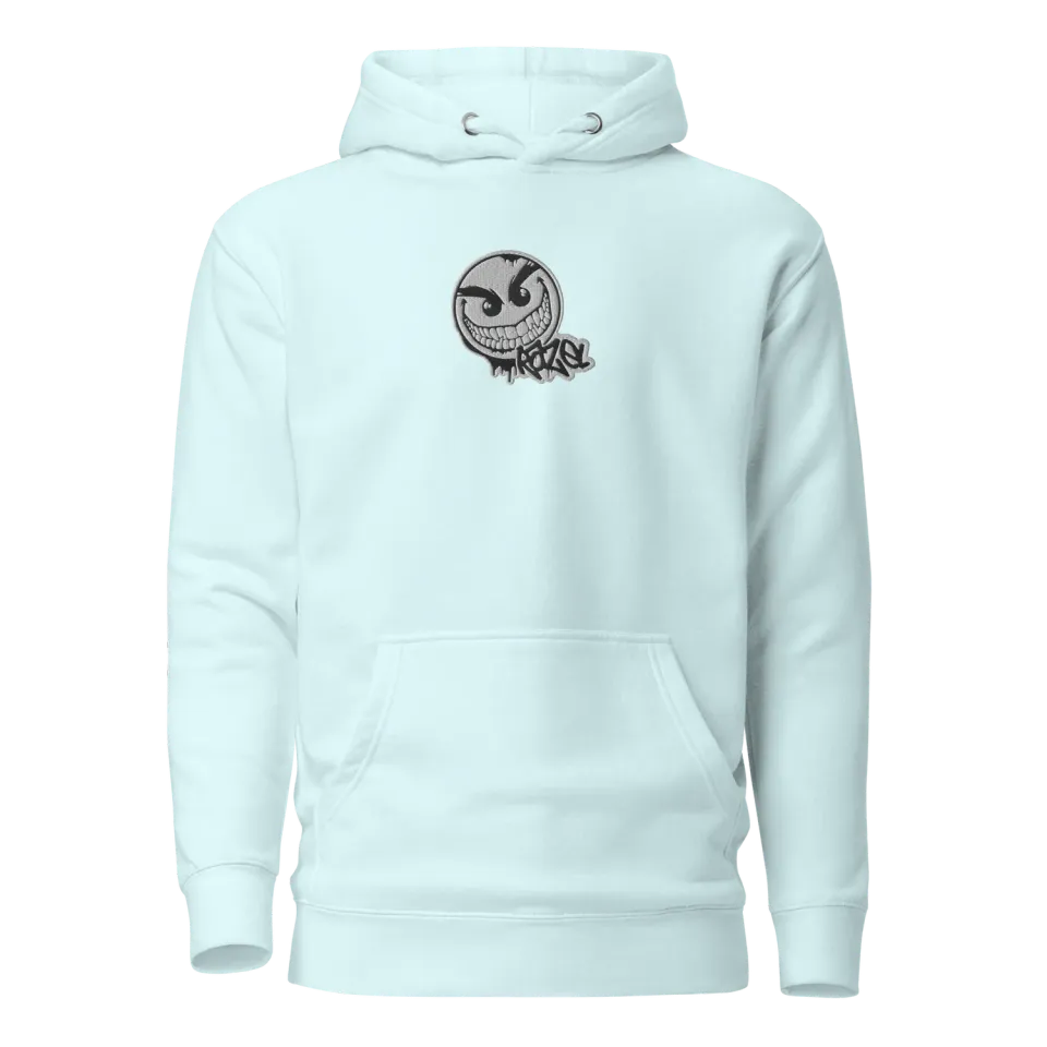 Razel Gang Drip Face Hoodie Geborduurd Katoen