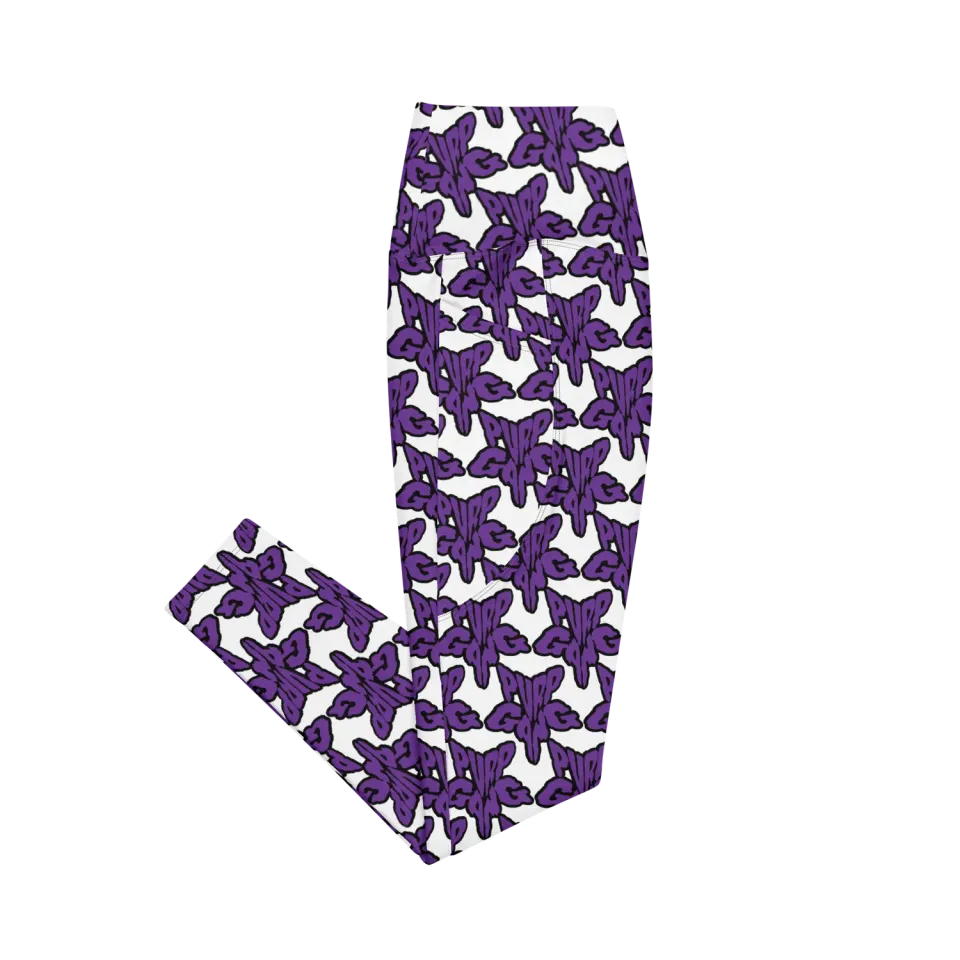 Razel Purp Gang Rock Star Legging met zakken
