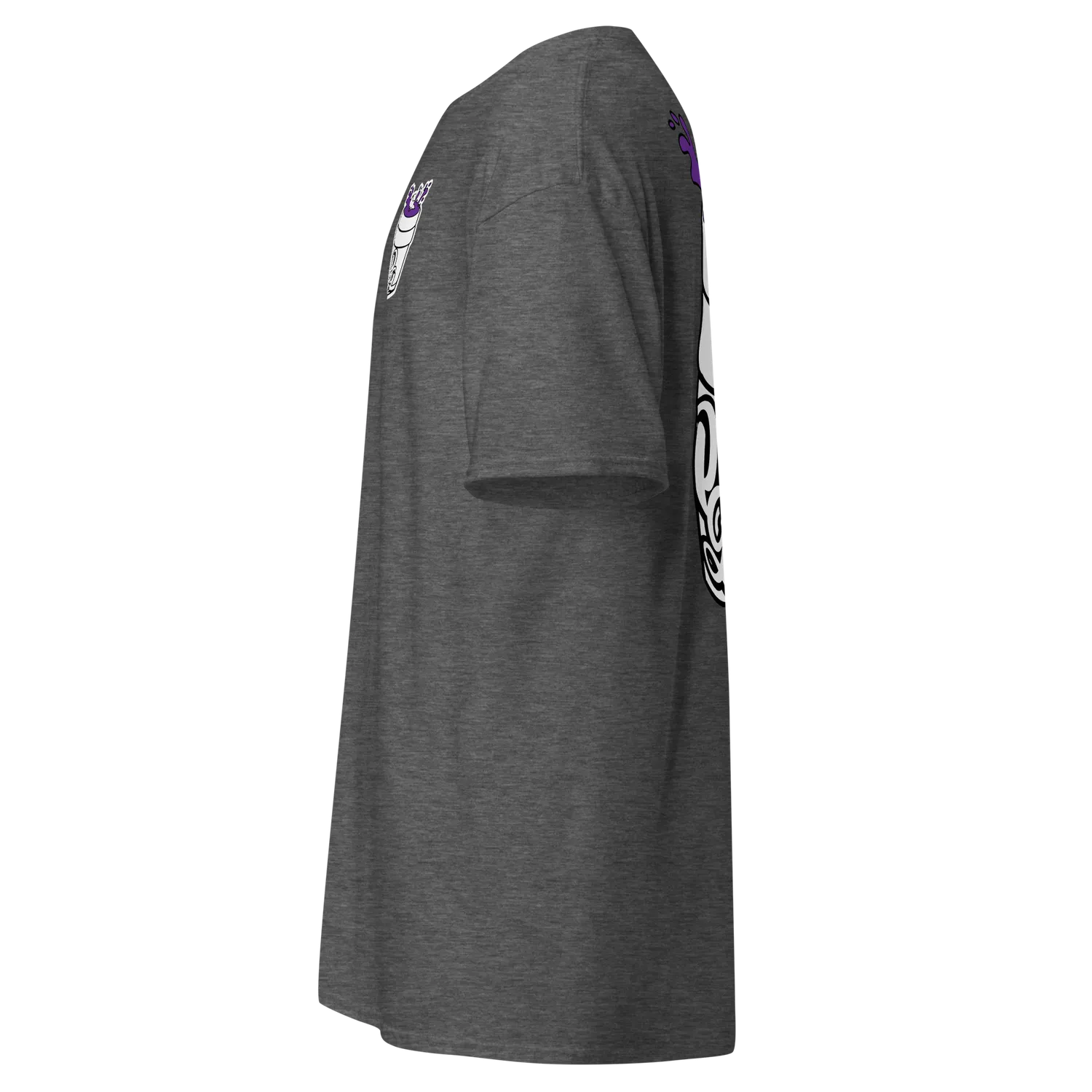 Razel Purp Gang Double Cup T-shirt Zwart Katoen