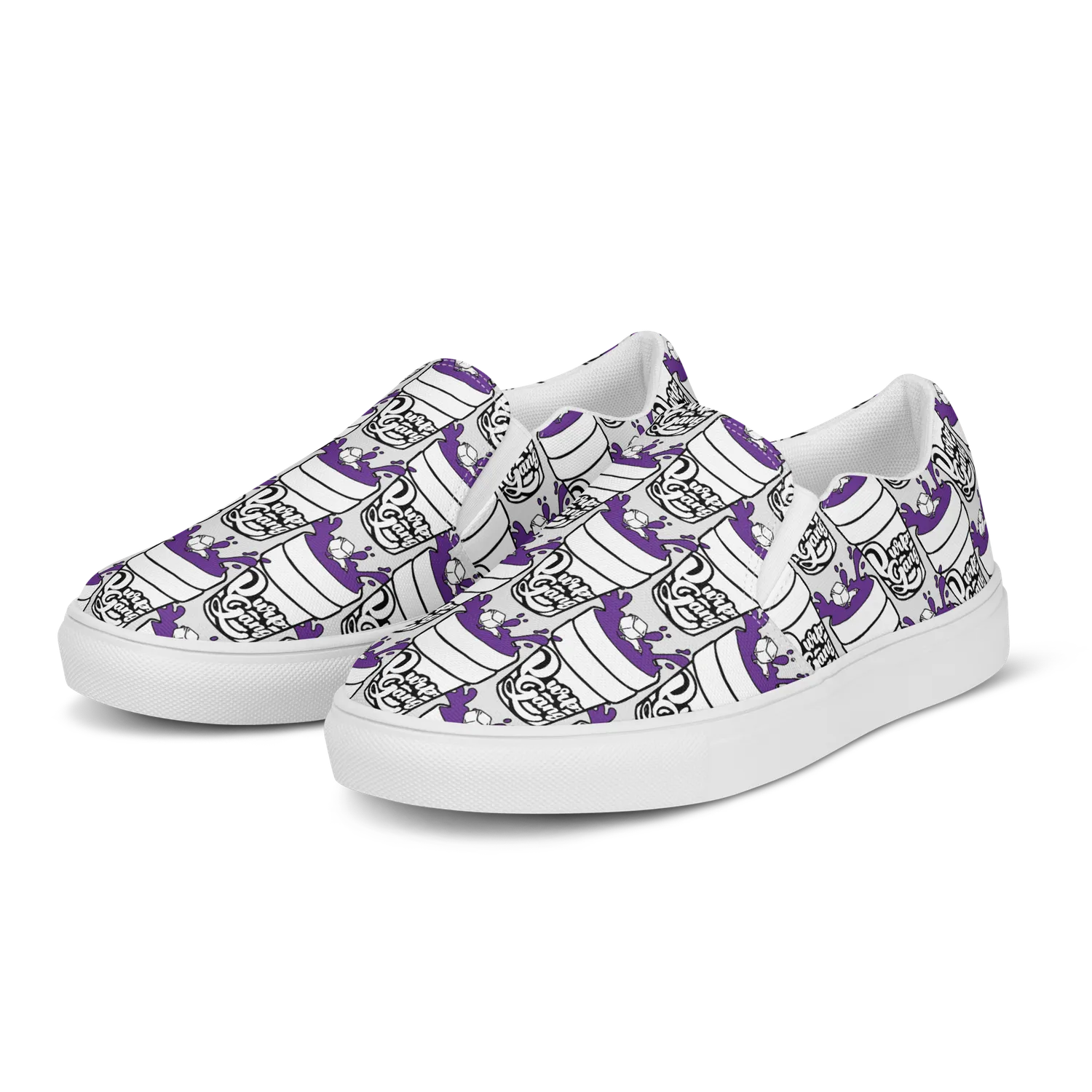 Razel Purp Gang Double Cup slip-ons instapschoenen canvas