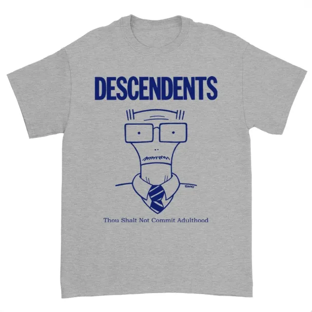 Descendents Commit Adulthood t-shirt grijs katoen