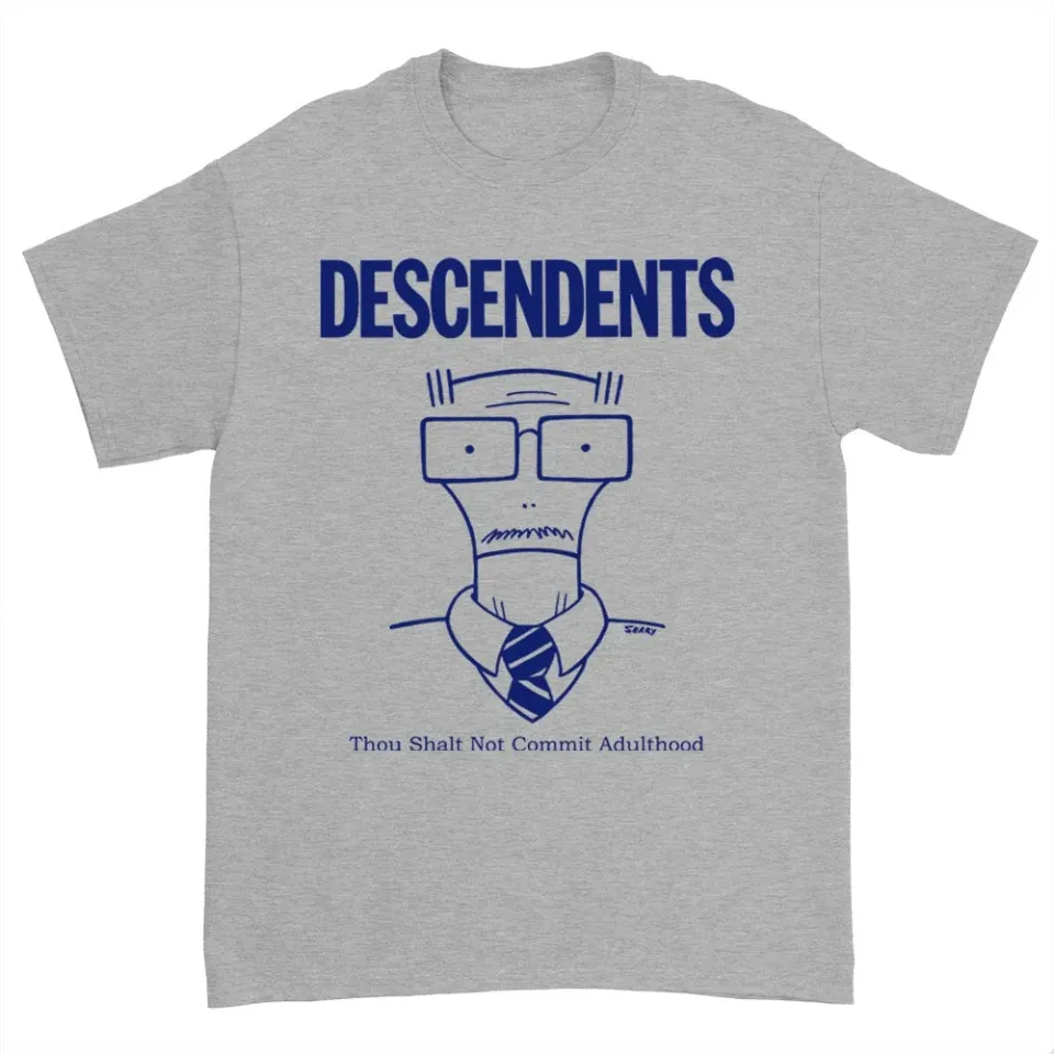 Descendents Commit Adulthood t-shirt grijs katoen