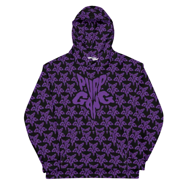 Razel Purp Gang Rock Star hoodie unisex fleece