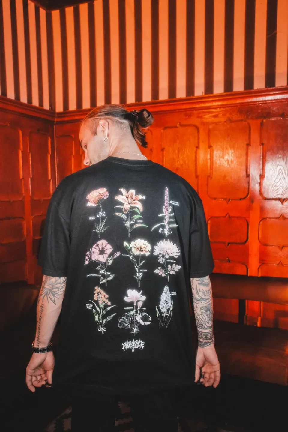 Paleface Swiss Hidden Flowers T-shirt maat L heavyweight