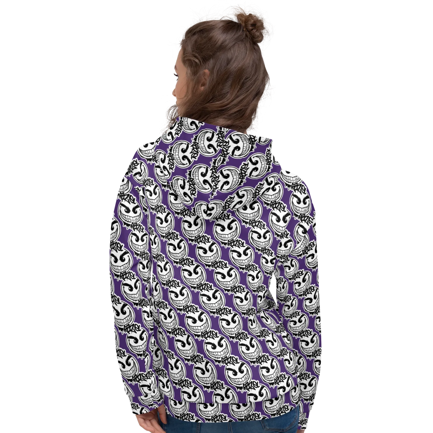Razel Gang Drip Face Motif hoodie fleece unisex