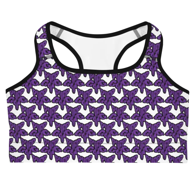 Razel Purp Gang Rock Star sportbh zwart stretch