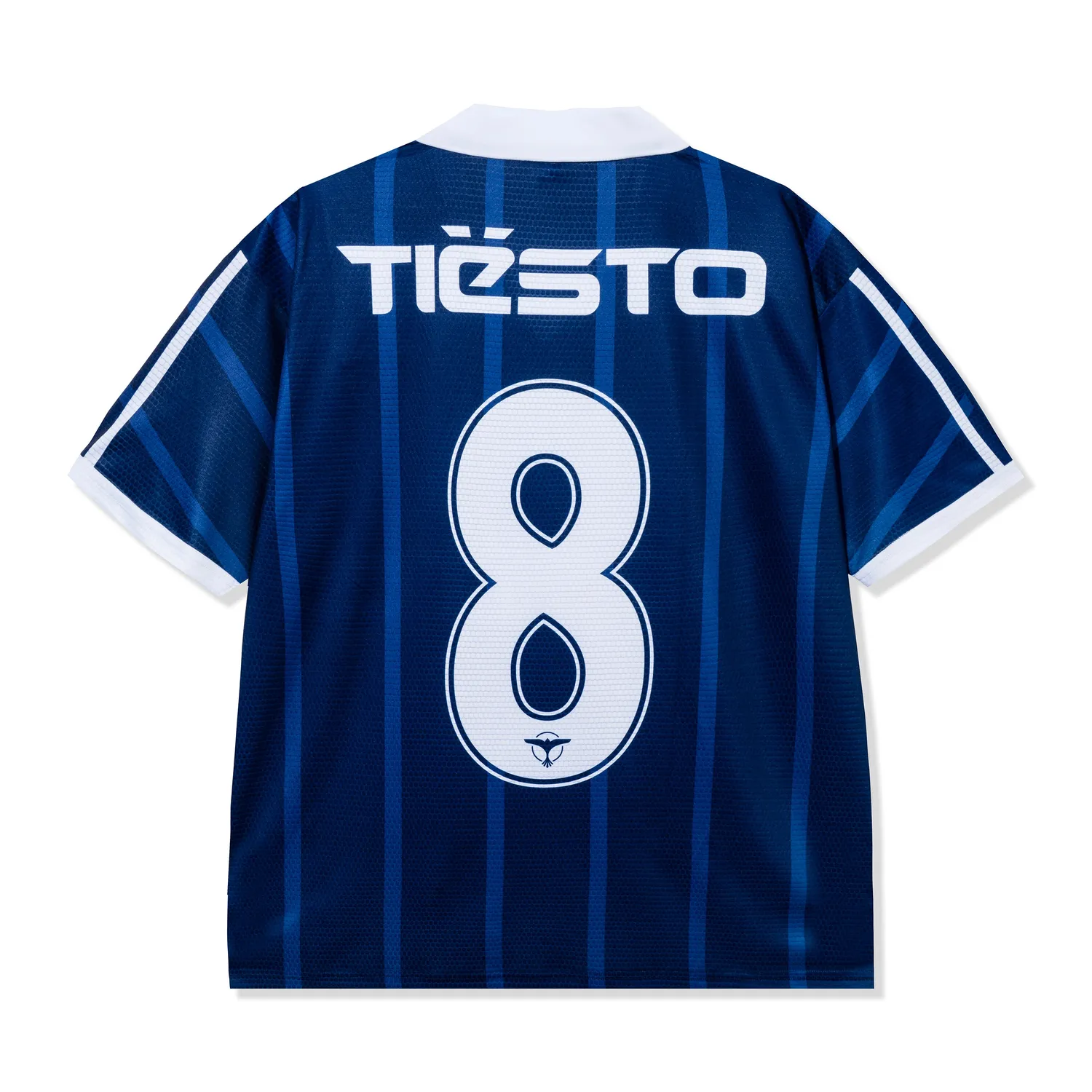 Tiësto Dreamstate Soccer Jersey blauw/wit satijn
