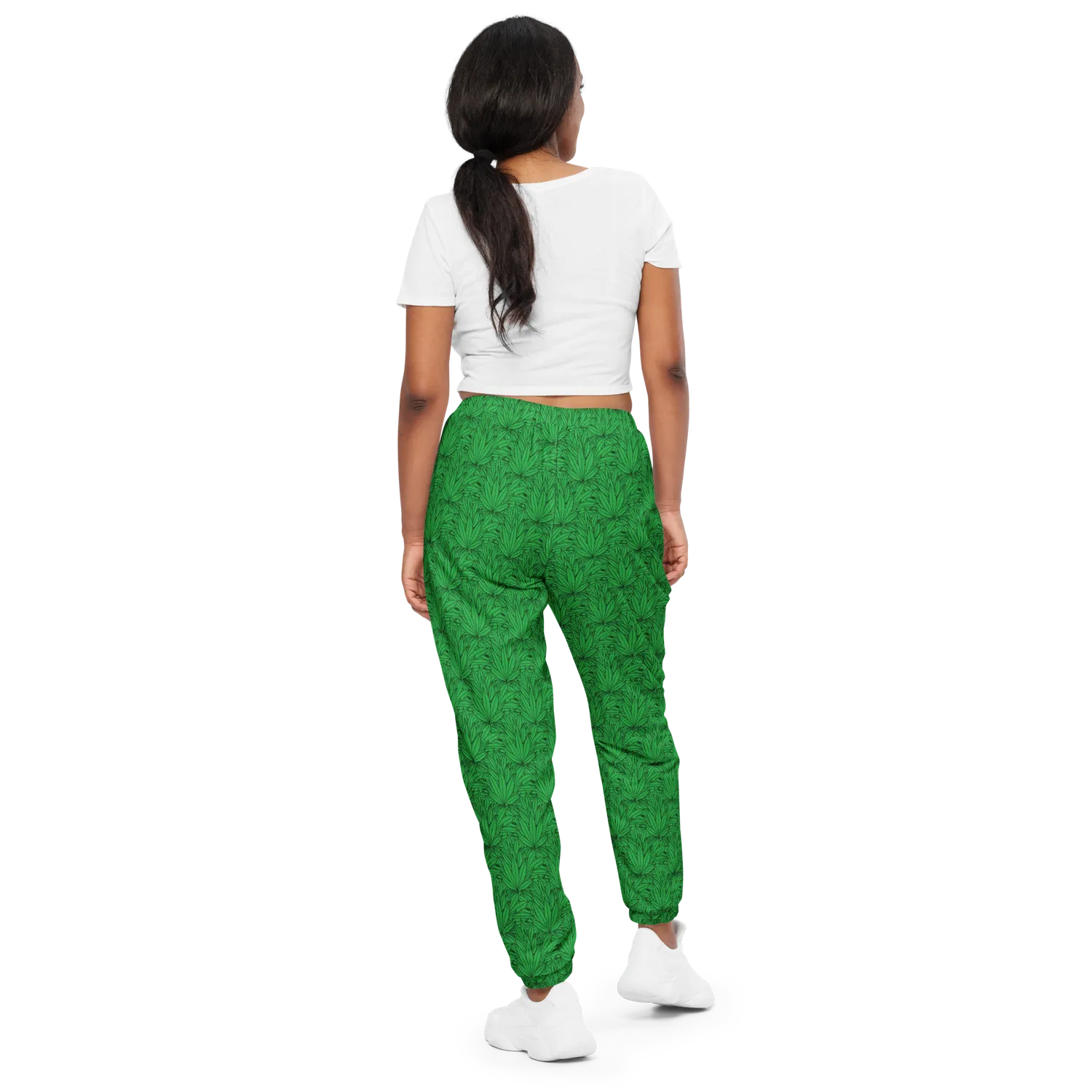 Razel Marijuana Tree Star Track Pants zwart joggingbroek