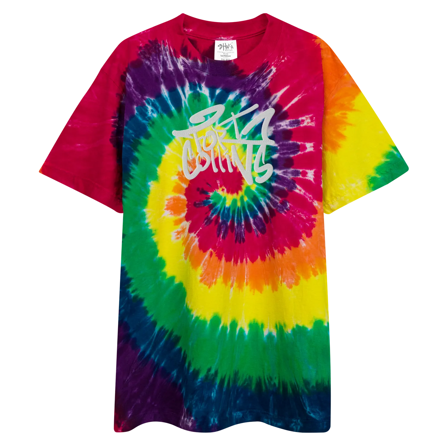 Razel Fort Collins T-shirt tie-dye oversized Milky Way