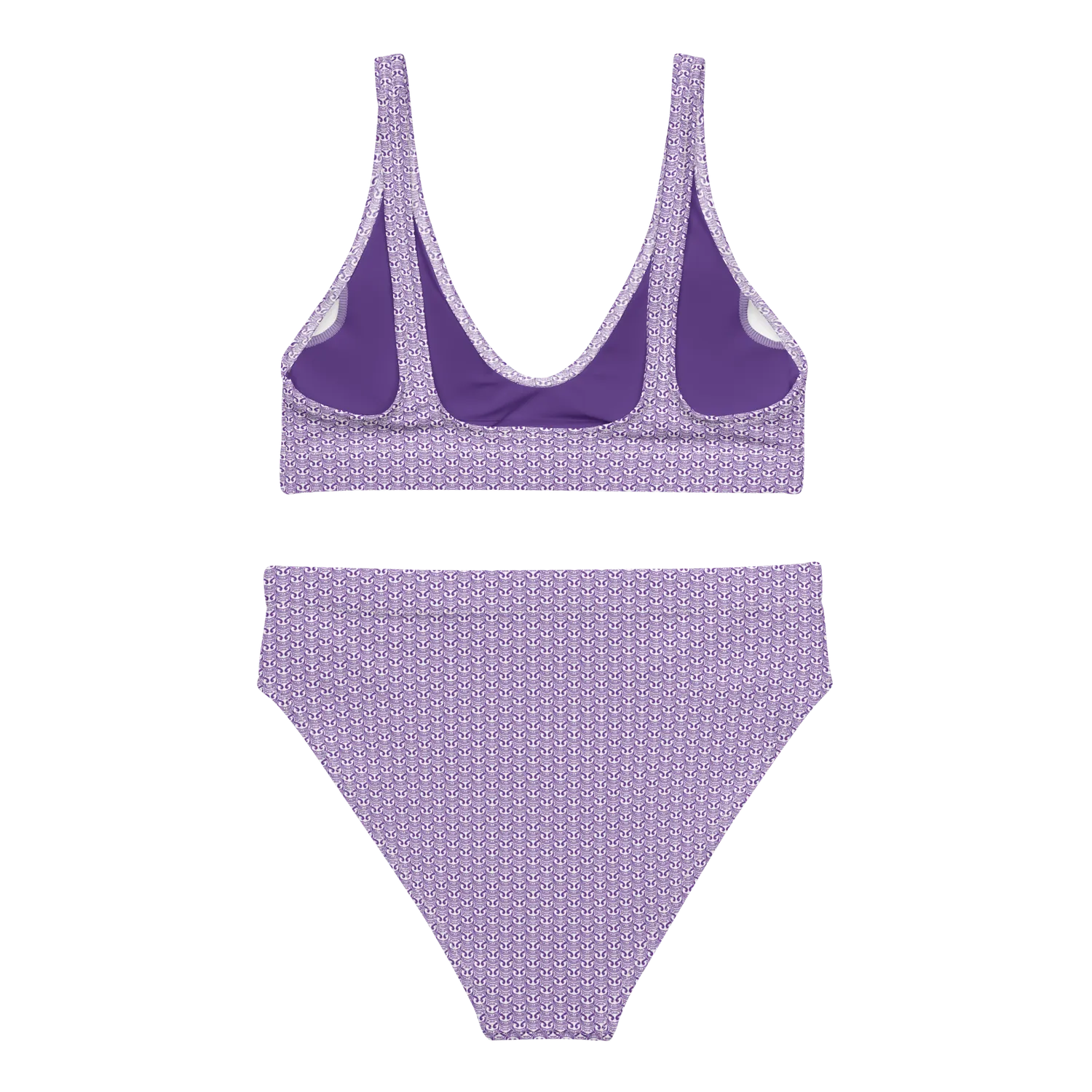 Razel Face Motif bikini set gerecycled polyester