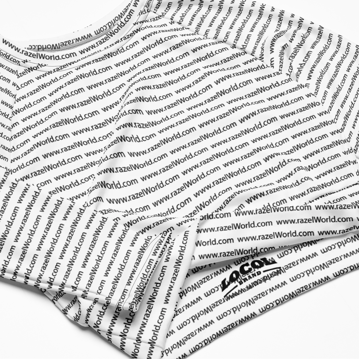 Razel www.razelWorld.com longsleeve crop top zwart M