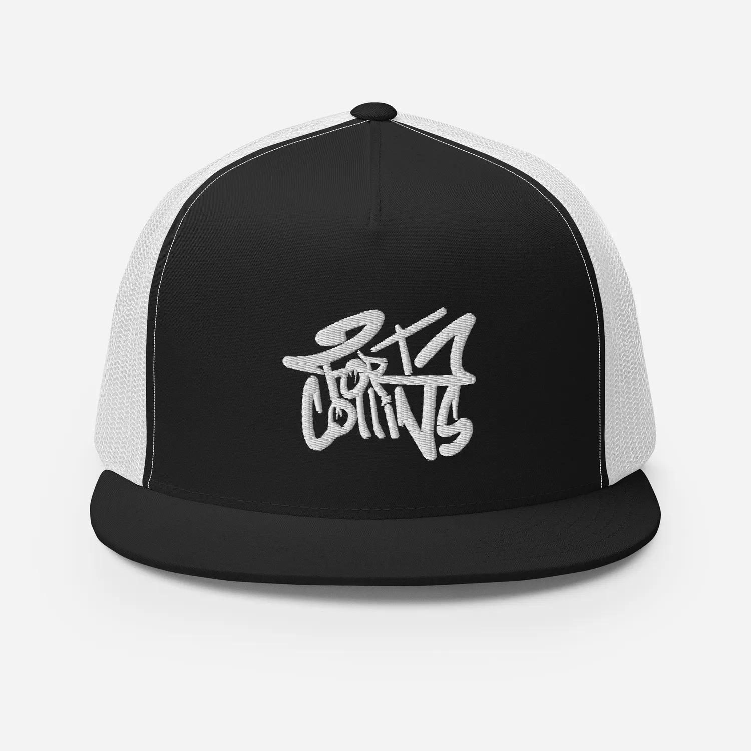 Razel Fort Collins White Trucker Pet zwart/wit snapback
