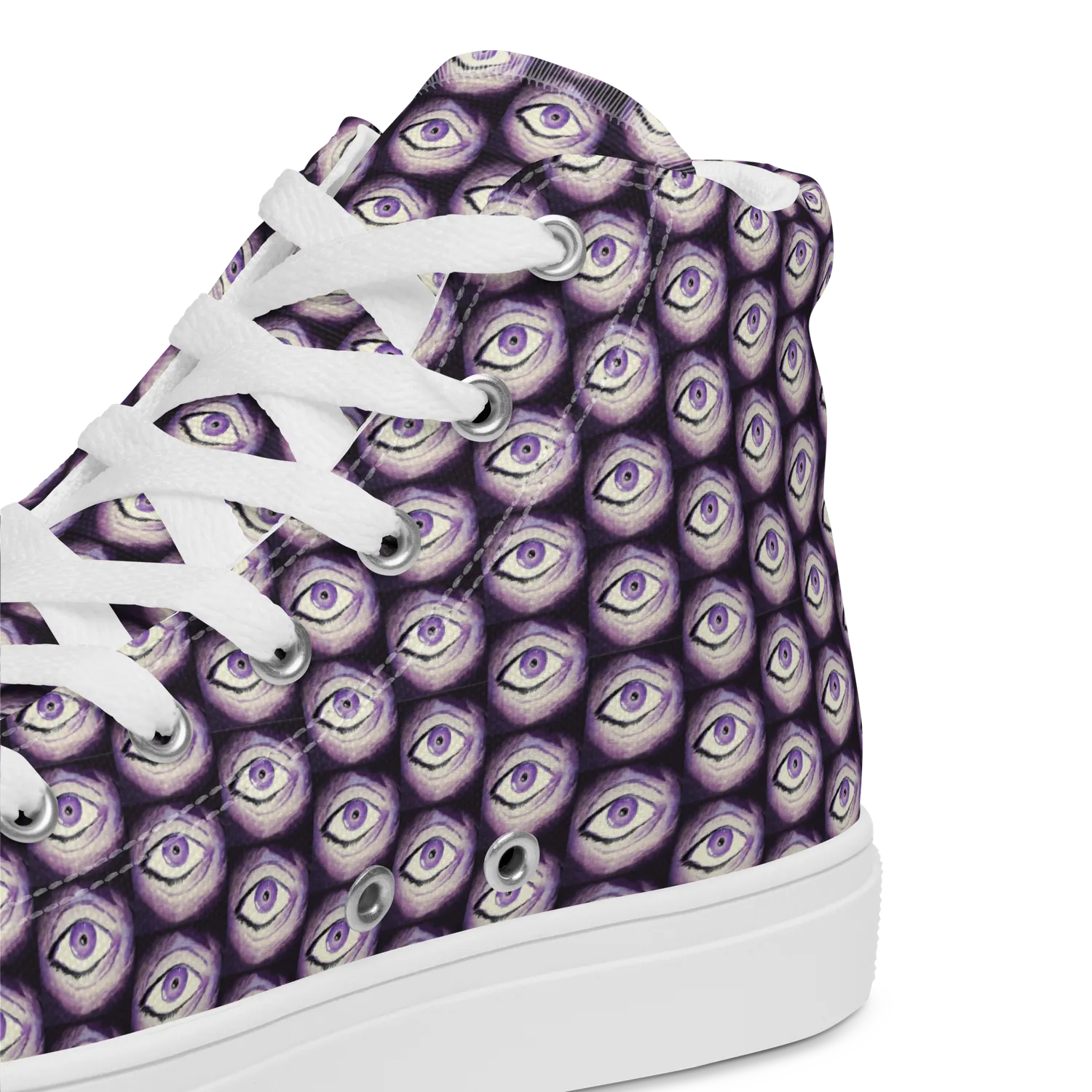 Razel Thousand Eyes Motif high top sneakers canvas