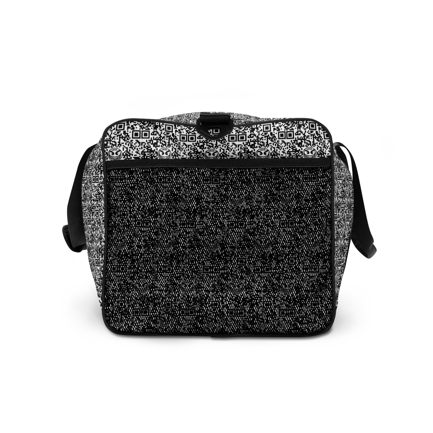 Razel Face QR Code Motif sporttas zwart polyester