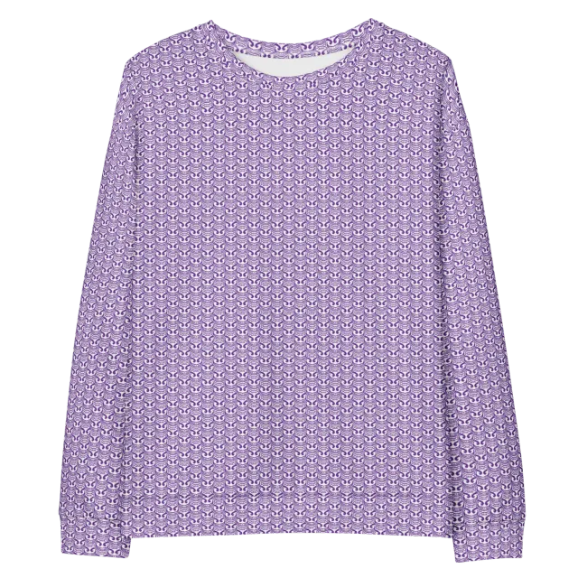 Razel Face Motif crewneck sweater gerecycled