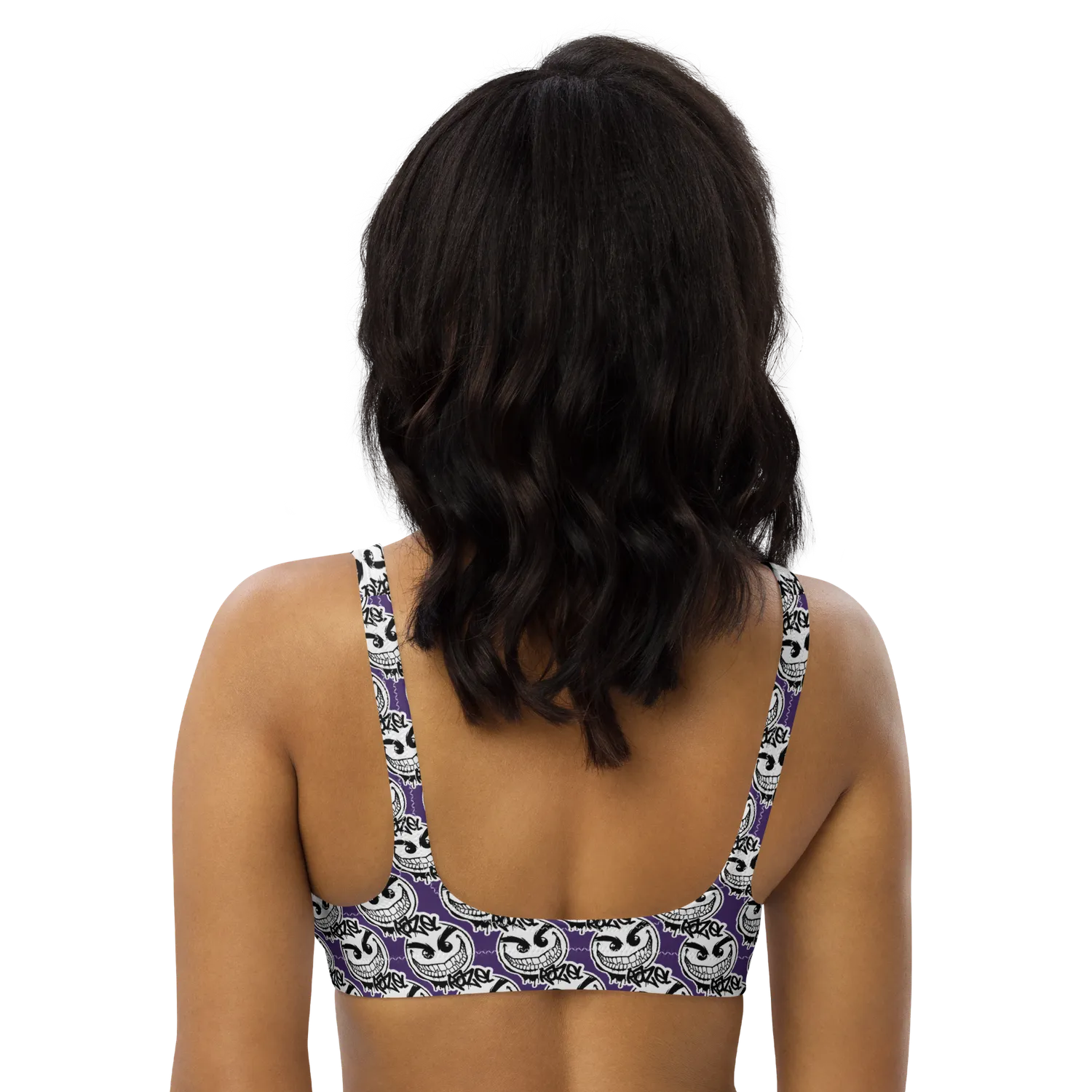 Razel Gang Drip Face bikin top padded recycled