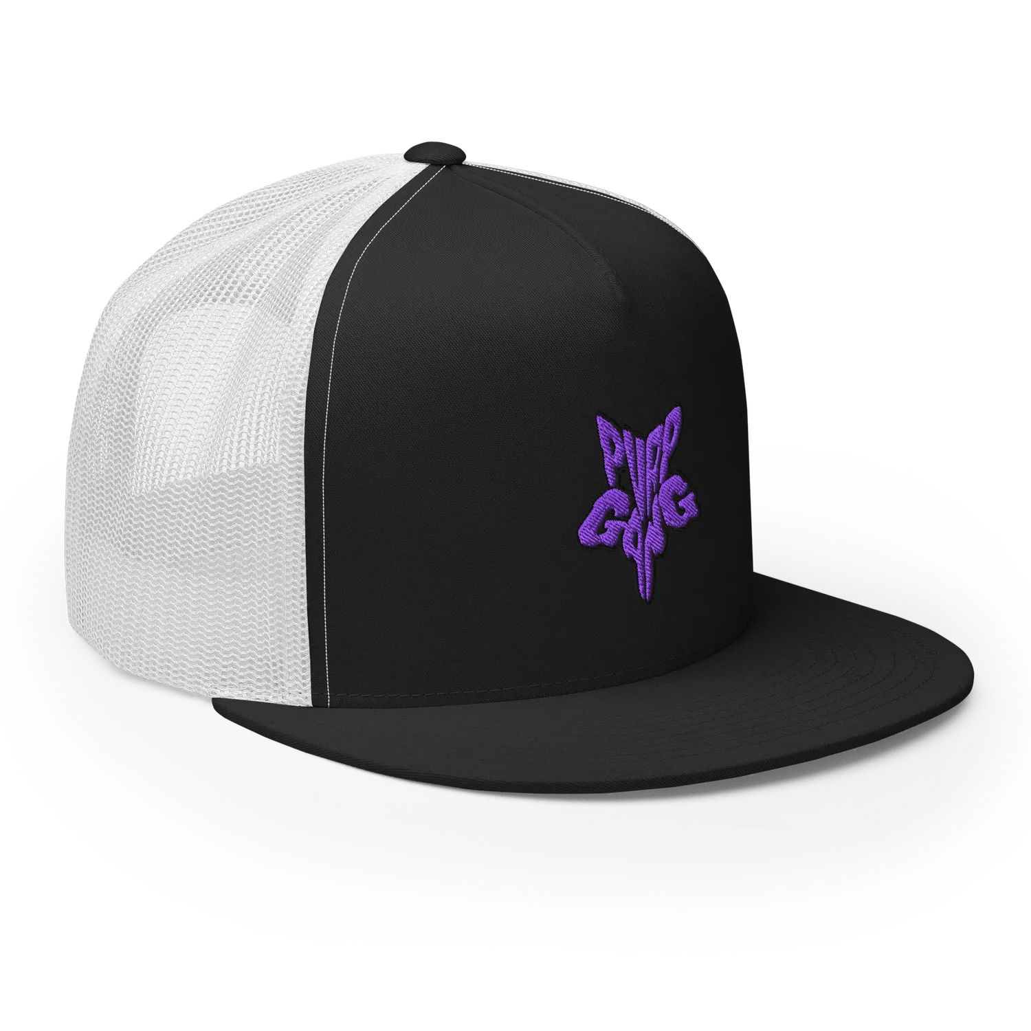 Razel Purp Gang Rock Star trucker pet zwart wit