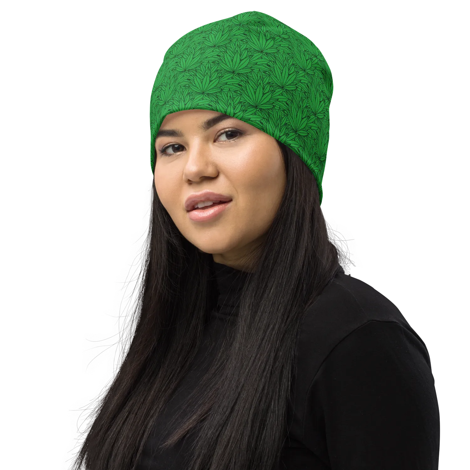 Razel Marijuana Tree Star Motif beanie dubbellaags