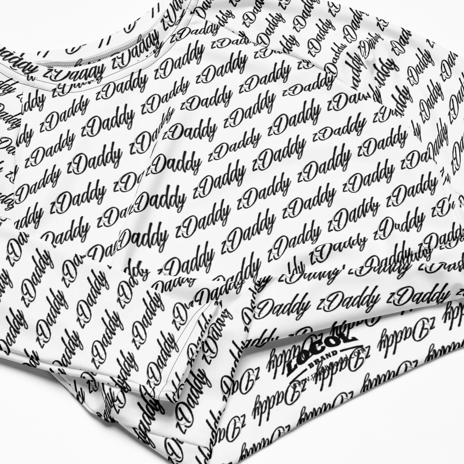 Razel zDaddy Motif crop top lange mouw UPF50