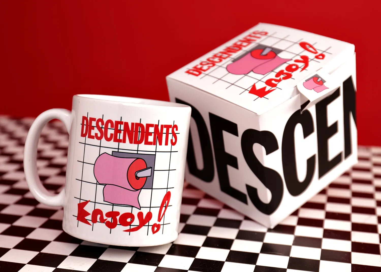 Descendents Enjoy! koffiemok wit 12 oz keramiek