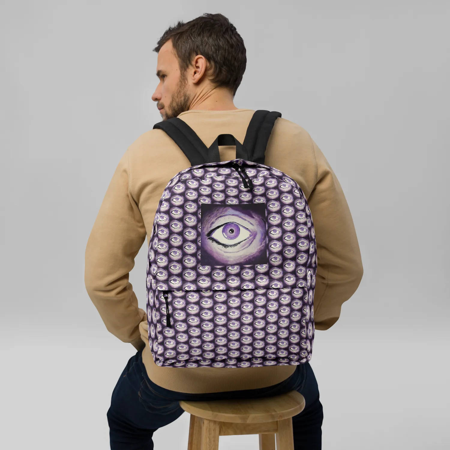 Razel Thousand Eyes of Razel Motif rugzak met laptopvak