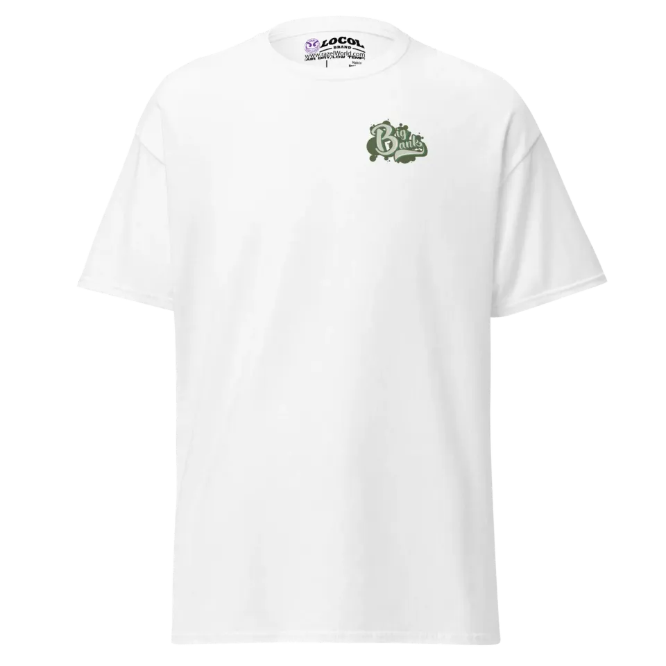 Razel Big Bank T-shirt zwart voor en achter print