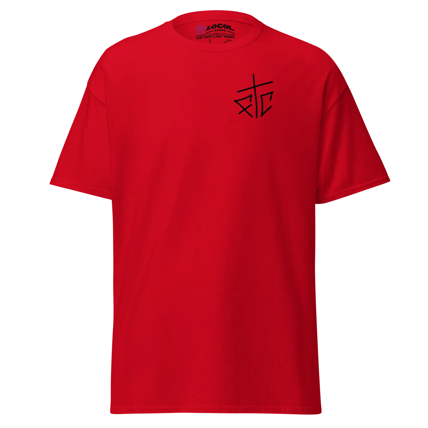 Razel Tagged Ftc Fort Collins T-shirt zwart katoen