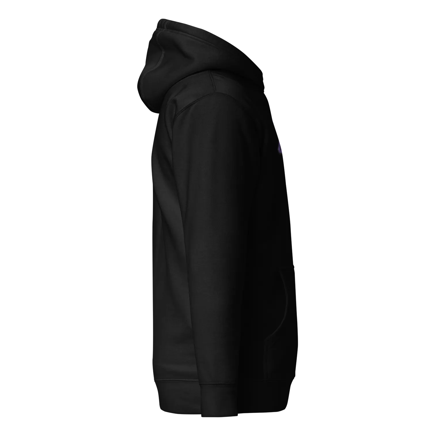 Razel Purp Gang Rock Star hoodie zwart geborduurd