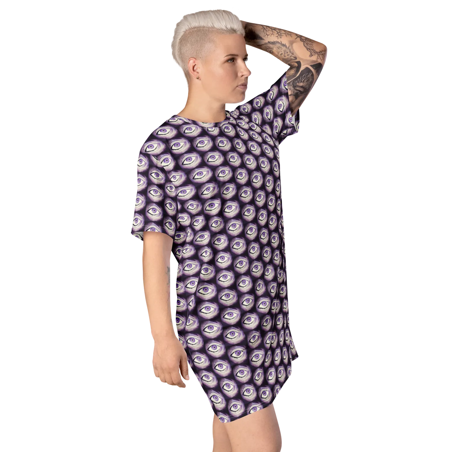 Razel Thousand Eyes T-shirt jurk oversize maat M