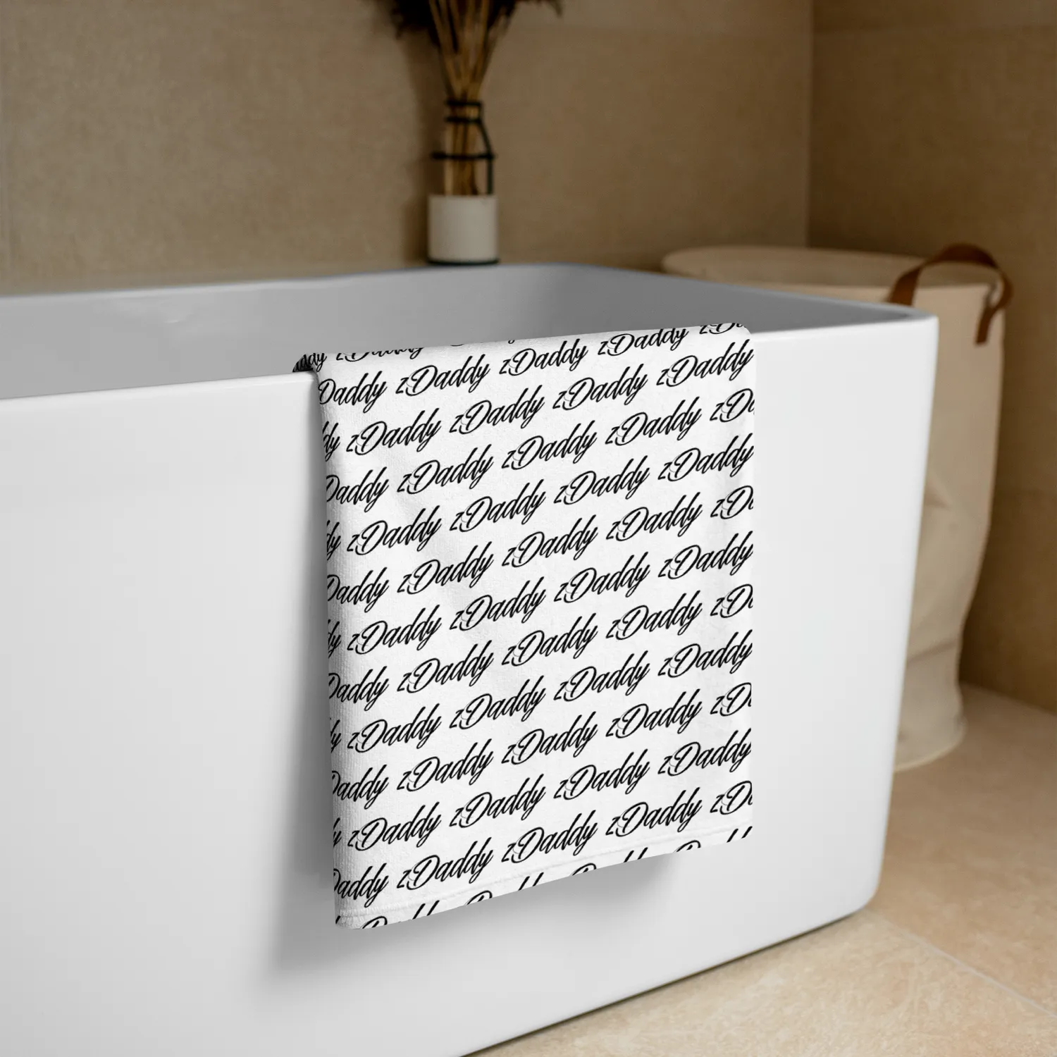 Razel zDaddy Motif handdoek 76x152 katoen