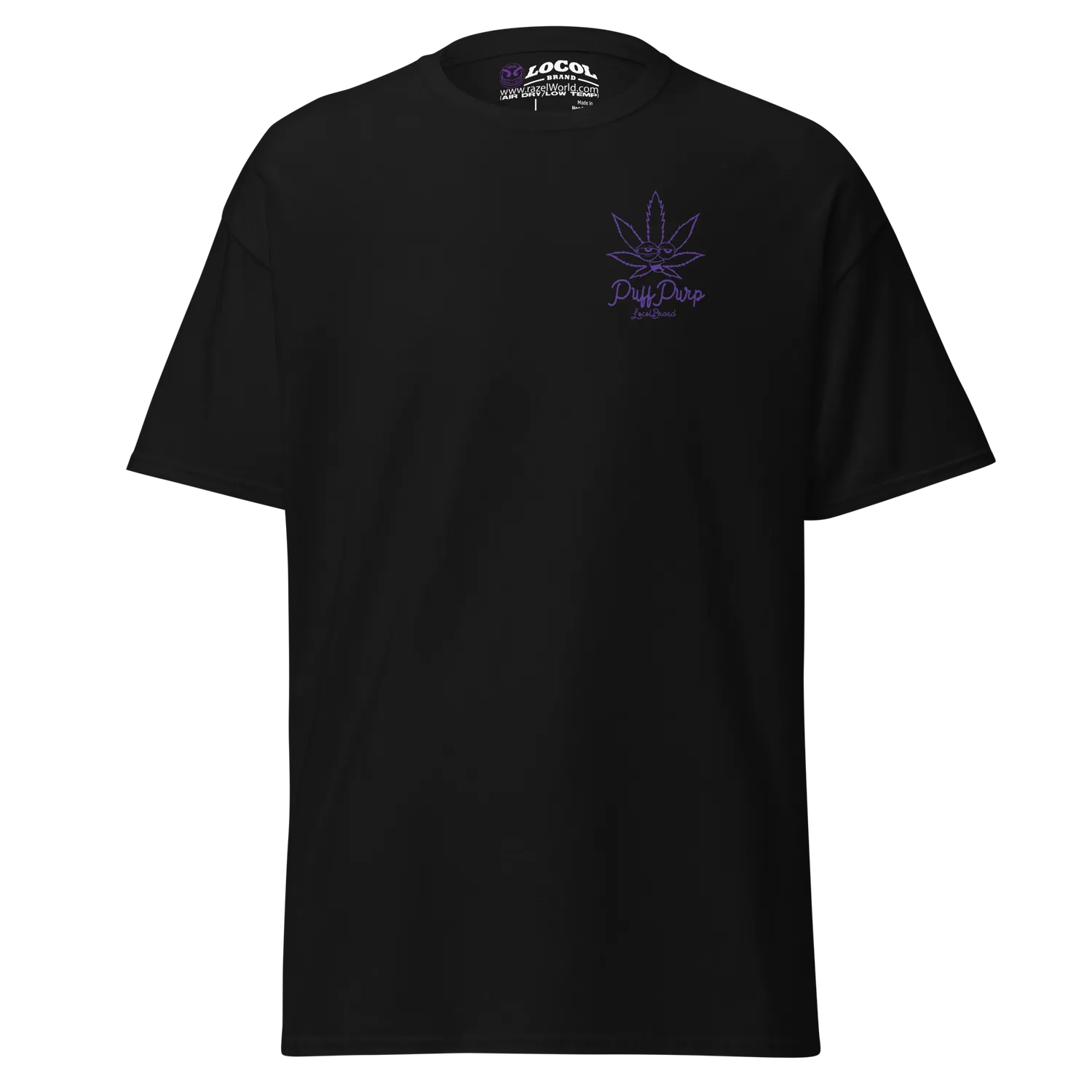Razel Puff Purp T-shirt Borstprint Katoen