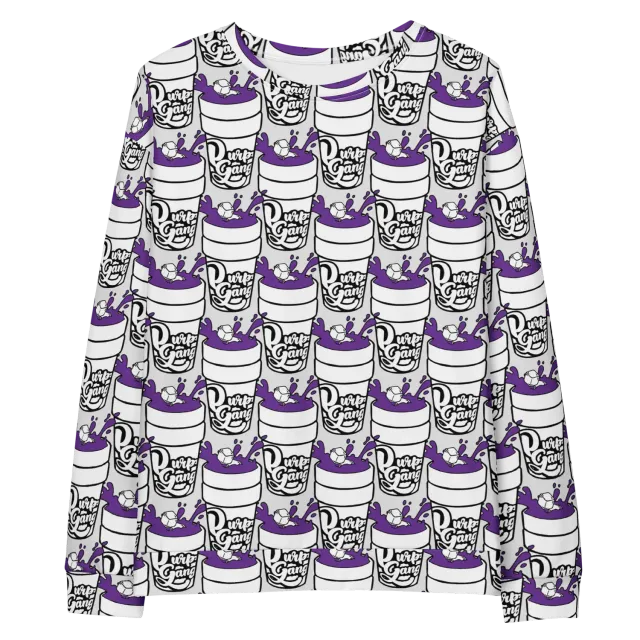 Razel Purp Gang Double Cup sweater crewneck unisex