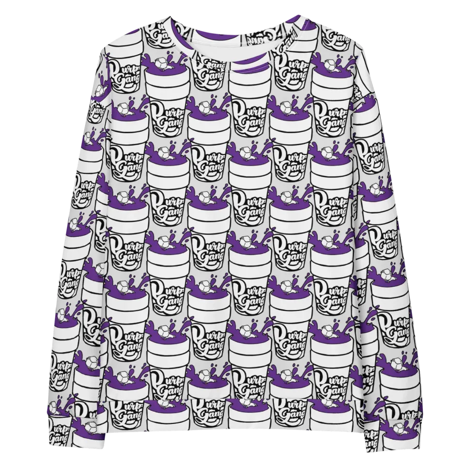 Razel Purp Gang Double Cup sweater crewneck unisex