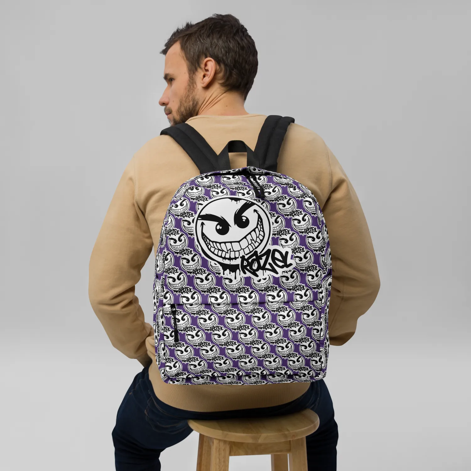 Razel Gang Drip Face Motif rugzak 15 inch laptop