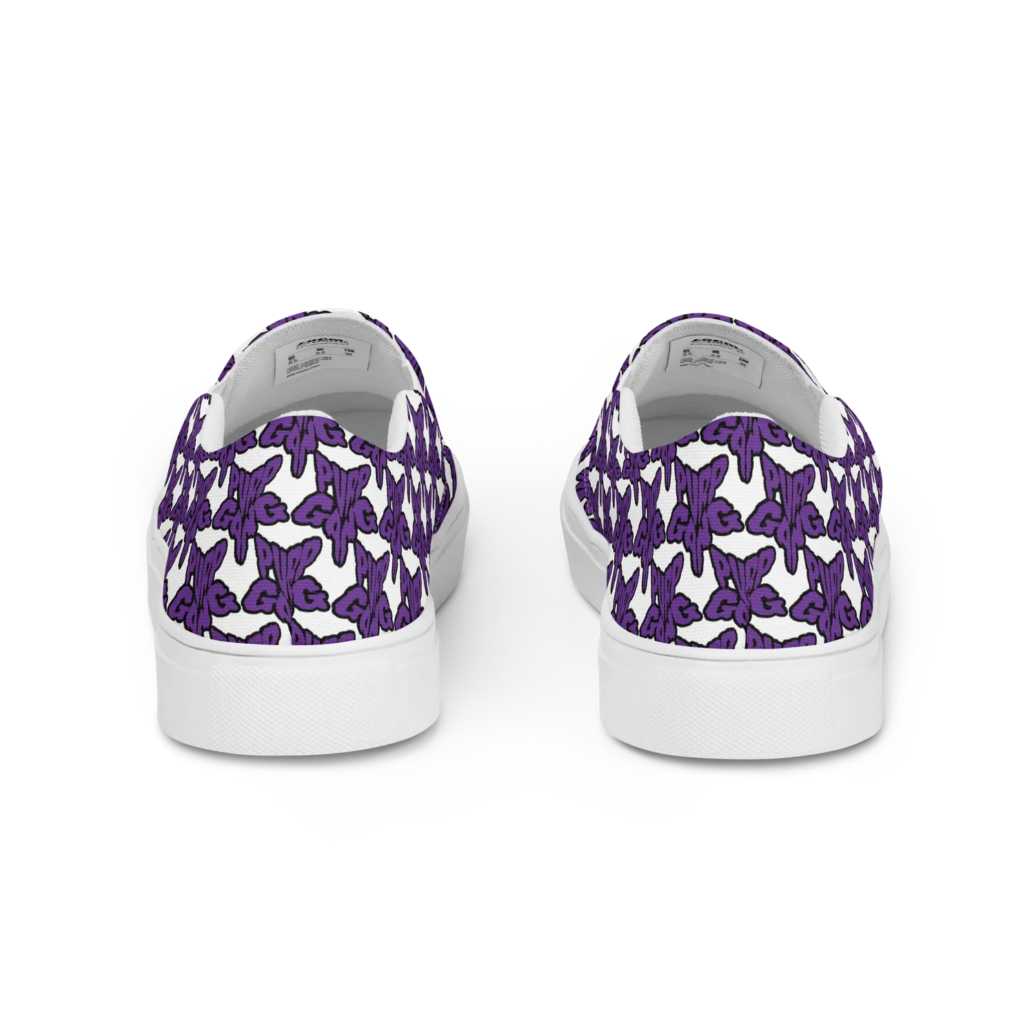 Razel Purp Gang Rock Star Slip-Ons canvas instappers