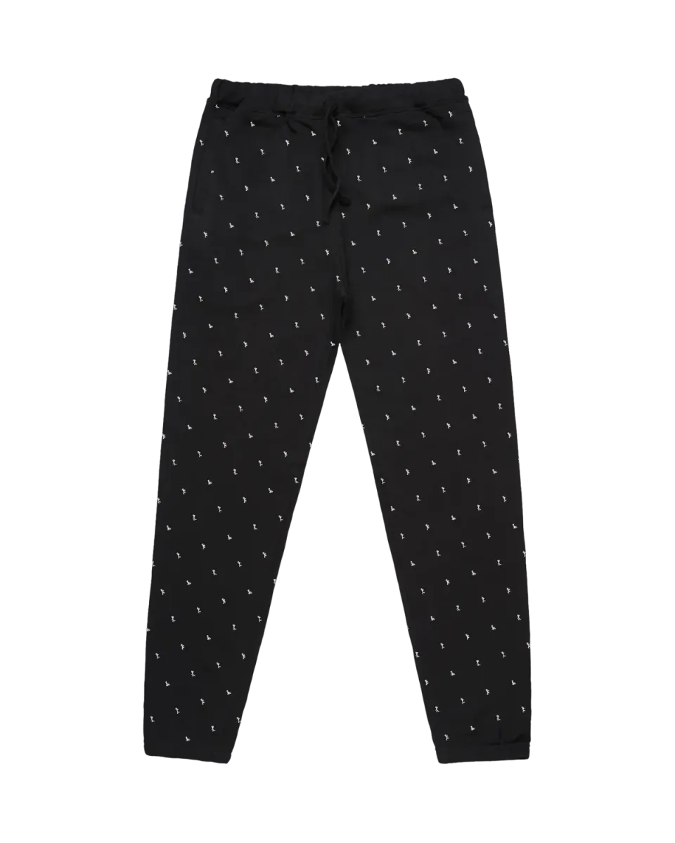Tribe Called Quest ATCQ All Over Print joggers zwart