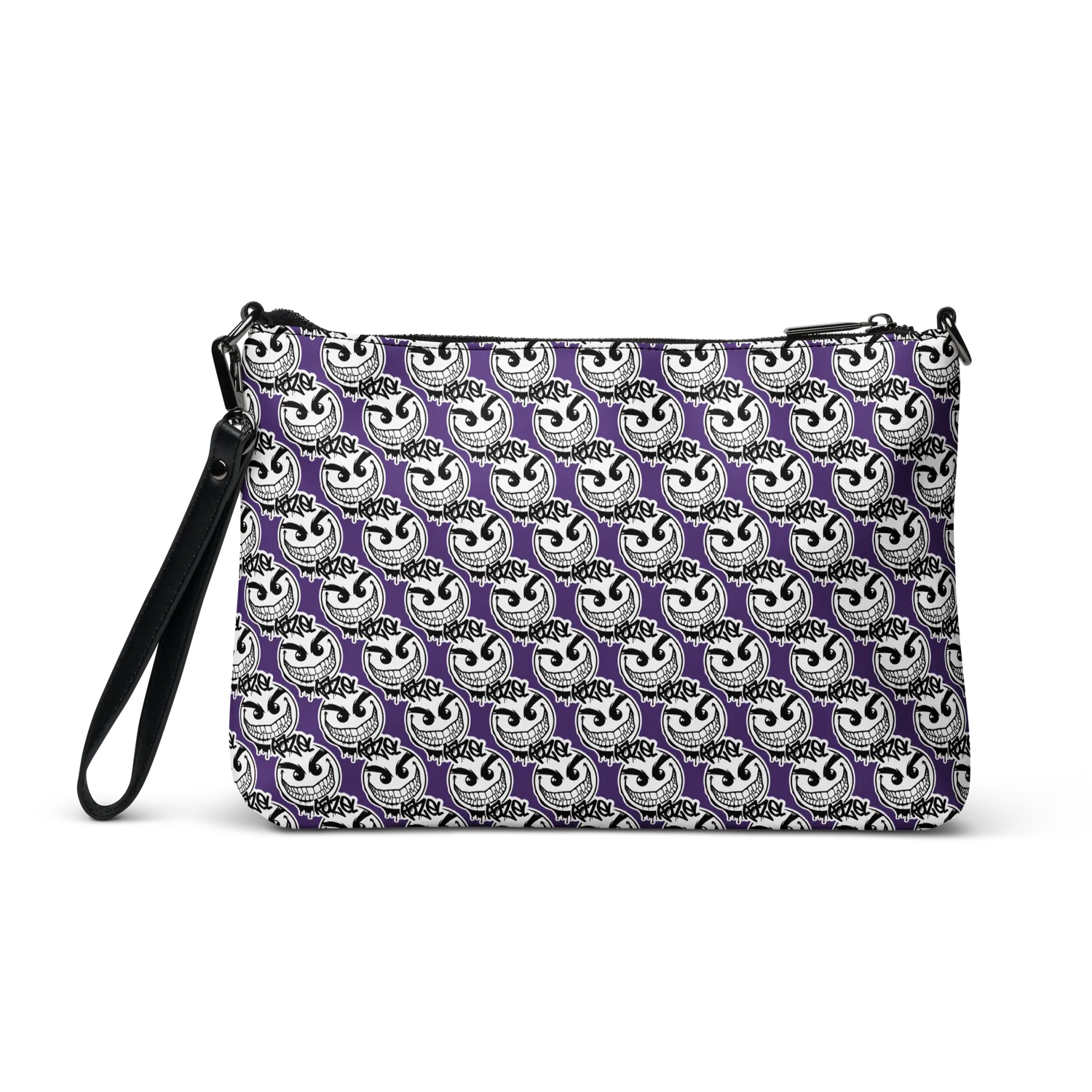 Razel Gang Drip Face Satchel zwart imitatieleer