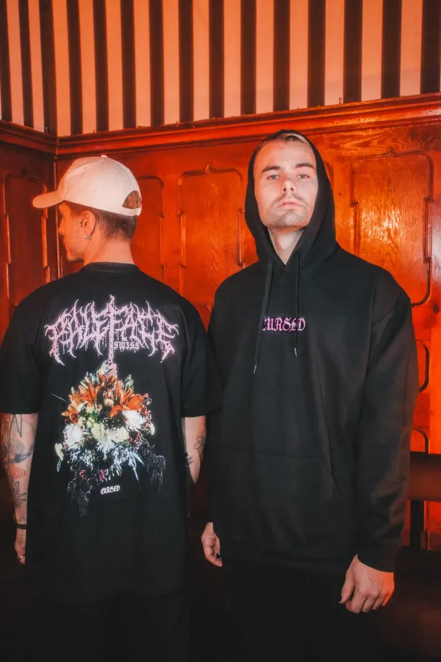 Paleface Swiss Cursed Bouquet shirt geborduurd zwaar
