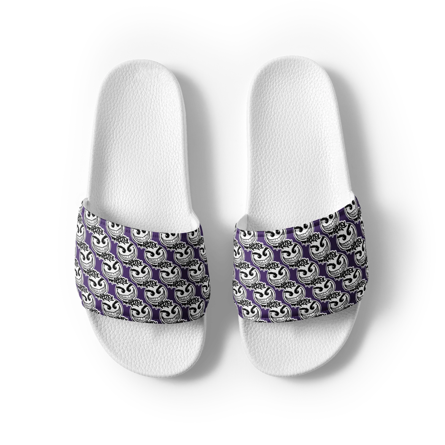 Razel Gang Drip Face slippers zwart