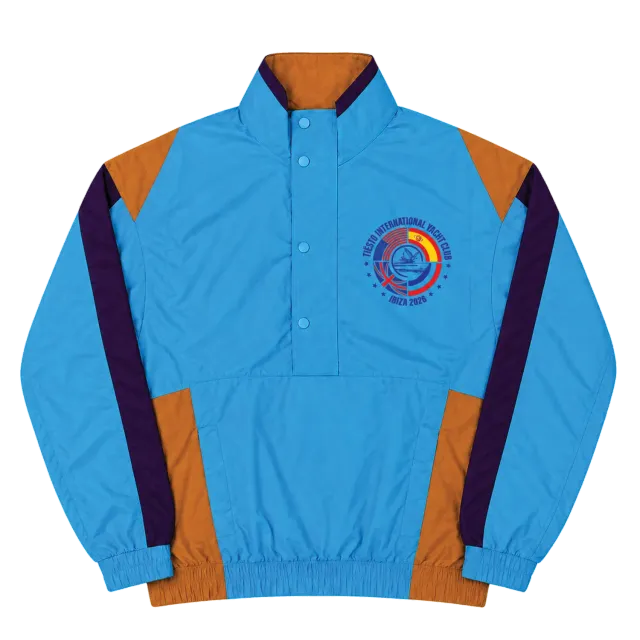 Tiësto Yacht Club Windbreaker Windjack Turquoise Licht